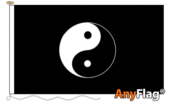 Yin Yang (Black) Custom Printed AnyFlag®